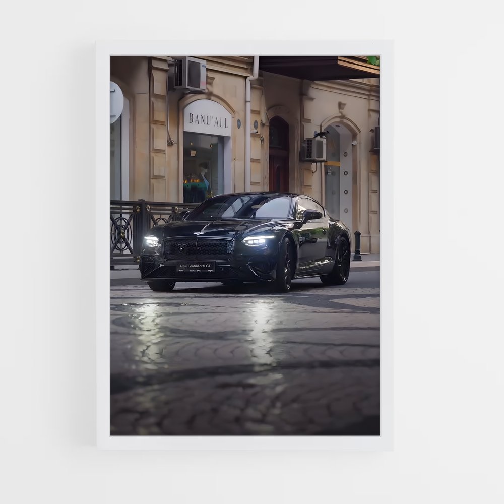 Poster Continental de speed – affiche Bentley (vue 3)